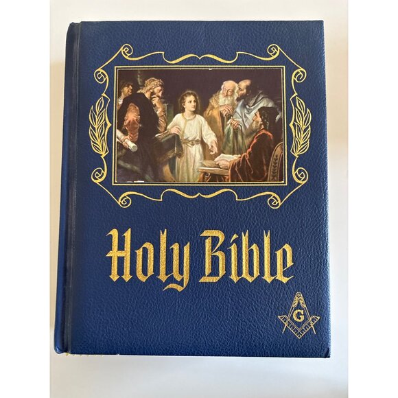 Masonic Bible King James Version Illustrations & Historical Masonic Features - Picture 15 of 16